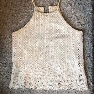 White lace top